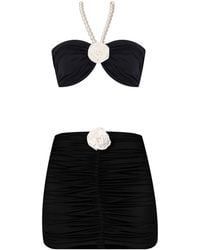 Nur Karaata - Grace Pearl Top & Skirt Set - Lyst
