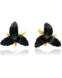 Milou Jewelry - Lily Flower Earrings - Lyst