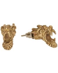 Zeworks - Dragon Mini Stud Earrings - Lyst