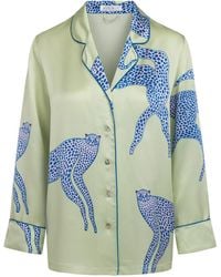 Pola Brand - Mulberry Silk Long-Sleeve Pajama Shirt - Lyst