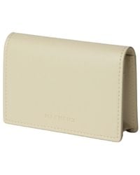 MARHEN.J - Neutrals Clover Apple Leather Business Card Wallet - Lyst