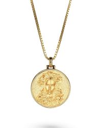 Vermaye Switzerland - Flora Necklace Vermeil Boxchain - Lyst