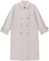 Saint One Co. - Neutrals Idols Trench Coat Sand X Cactus - Lyst