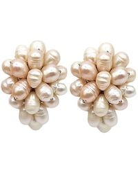 Fairchild Baldwin - Neutrals Pear Earrings Pearl - Lyst