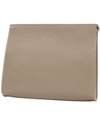 Hamel Atelier - Neutrals Mitte Leather Clutch Bag - Lyst