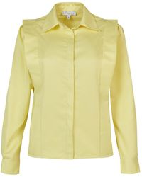 Maan Istanbul - Shirt With Hidden Buttoned Flywheel Detail - Lyst