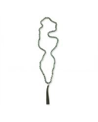 Heather Hawkins Jewelry - Talulah Belle Gemstone Beaded Long Necklace With Tassel - Lyst