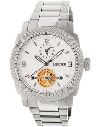 Heritor - Helmsley Semi-skeleton Bracelet Watch - Lyst