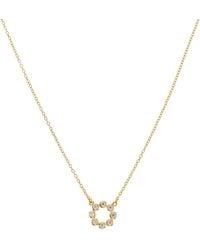 Auree - Ortigia Mini Moissanite & Vermeil Necklace - Lyst