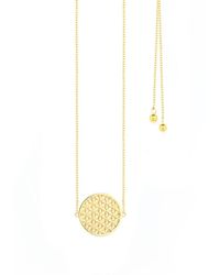 Seven Saints - Flower Of Life Choker Y Style Lariat, Reversible Necklace - Lyst