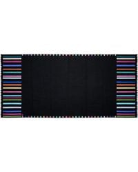 Pink Maharani - Cashmere Stole With Multicoloured Embroidery And Fringes - Lyst