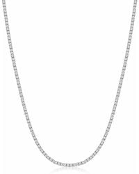 Nialaya - Mini Tennis Necklace - Lyst