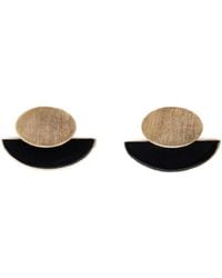 Saachi - Geometric Half-Moon Earrings - Lyst