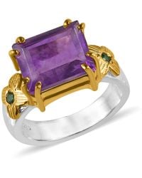Emma Chapman Jewels - Floral Amethyst Sterling Silver Ring - Lyst
