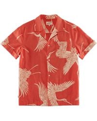 &SONS Trading Co - Flight Print Shirt - Lyst