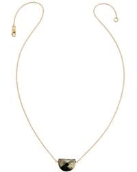 Heather Hawkins Jewelry - Luna Moon Shaped Gemstone Necklace - Lyst