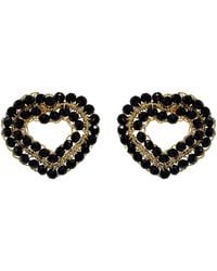 Lavish by Tricia Milaneze - Queen's Heart Mini Posts Handmade Crochet Earrings - Lyst