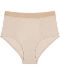 Uwila Warrior - Neutrals High Waisted Soft Silk Briefs - Lyst