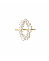Agora Jewellery - Juliet 14K Diamond Pearl Ring - Lyst