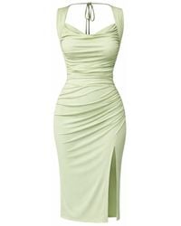 Monice London - Aniya Midi Dress - Lyst