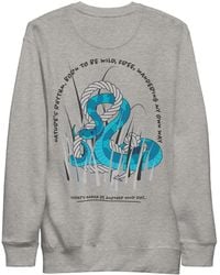 Anchor and Crew - Heather Snake Another Good Day Cotton Blend Sweatshirt - Lyst