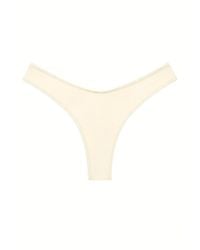 Montce - Neutrals Cream Silkie Lulu Zig-Zag Stitch Bikini Bottom - Lyst