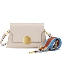 orYANY - Lottie Flap Crossbody Cream - Lyst