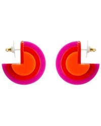 Gissa Bicalho - Handmade Acrylic Earring Discs Layers - Lyst