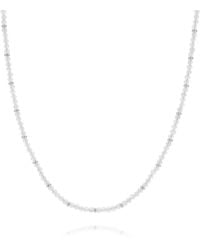 Nellou Jewellery - Moonstone June Birthstone Orbit Necklace - Lyst