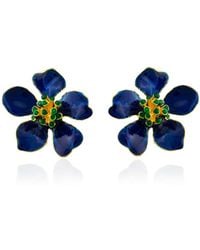 Milou Jewelry - Cherry Blossom Flower Earrings - Lyst