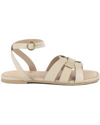 Rag & Co - Neutrals Ashton Flat Ankle Strap Sandals By Rag & Co - Lyst