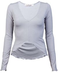 Love and Nostalgia - Rosie Rib Top - Lyst