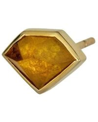 Rahul's Jewels - Sanctum Arx Earring Single -14 Karat With Genuine Diamond - Lyst