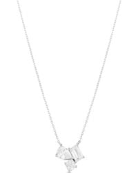 SHYMI - Three Stone Necklace - Lyst