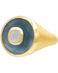 Marcia Moran - Annie Ring Labradorite And Mother Of Pearl - Lyst