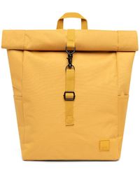 Lefrik - Roll Mini Backpack Mustard - Lyst