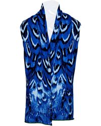 Essien & Emre - Levem Merino Wool Knitted Pattern Scarf - Lyst