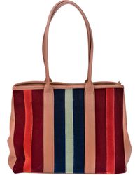 Velvet Atelier - Betina Terracotta Tote Bag - Lyst
