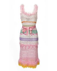 Andreeva - California Handmade Knit Dress - Lyst