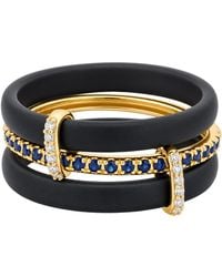 Artisan - 14K Sapphire, Diamond & Ceramic Statement Ring - Lyst