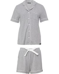 Pretty You London - Bamboo Shirt Short Set - Lyst