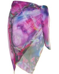 Paloma Lira - Three Way Punk Kiss Beach Wrap - Lyst