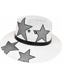 Bella Soul - Stars Painted Jute Hat - Lyst
