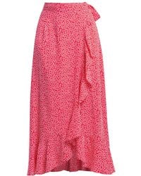 Rumour London - Stella Ruffled Wrap Skirt - Lyst