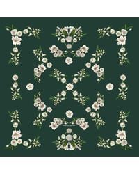 Jessie Zhao New York - Lily Garden Double Sided Silk Scarf - Lyst