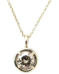 Rahul's Jewels - 1.00 Carat Genuine Diamond Round Solstice Pendant - Lyst