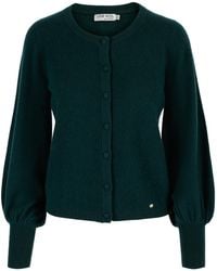 tirillm - Ava Cashmere Cardigan With Puffed Sleeves - Lyst