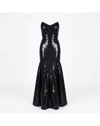 Nomi Fame - Siren Strapless Corset Mermaid Gown - Lyst