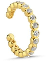 LINYA JEWELLERY - Mini Cartilage Earring Row Stone - Lyst