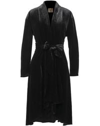 Smart and Joy - Wrap Velvet Dress And Ruffle Hem - Lyst
